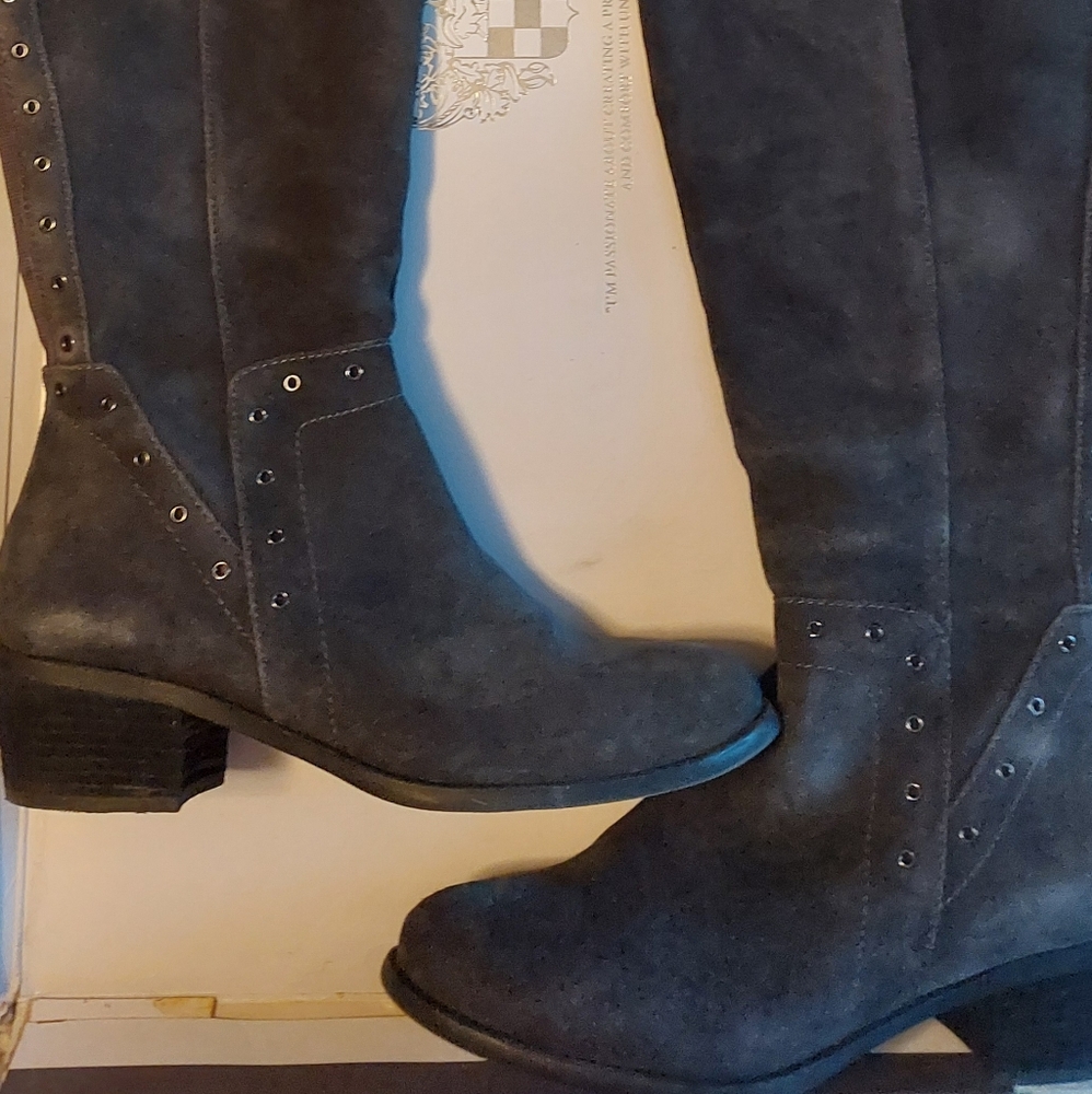 Knee High/Wide Calf Suede Boots